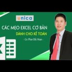 Các mẹo Excel cơ bản dành cho kế toán